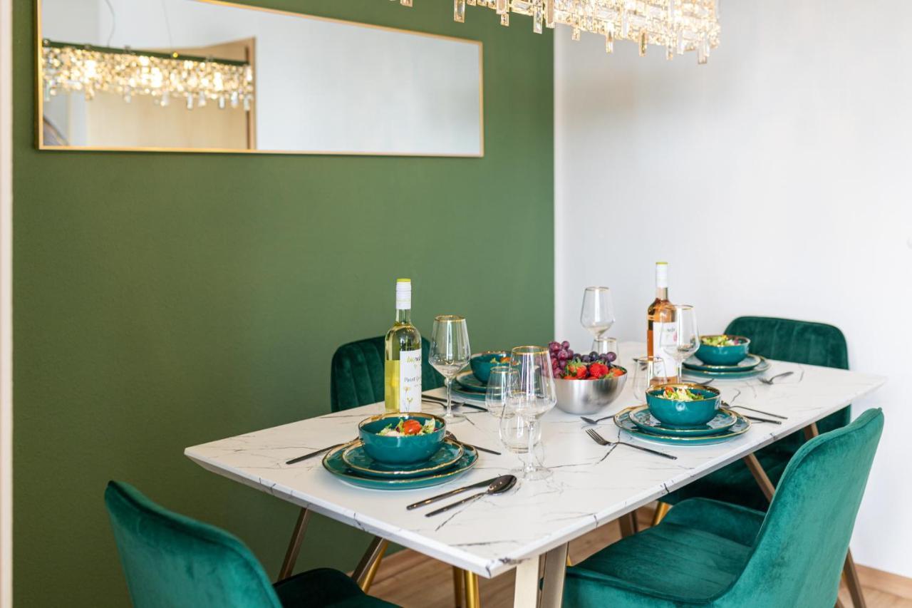 L45 Premium Apartment Royale - Bis Zu 6 Personen Leipzig Eksteriør bilde
